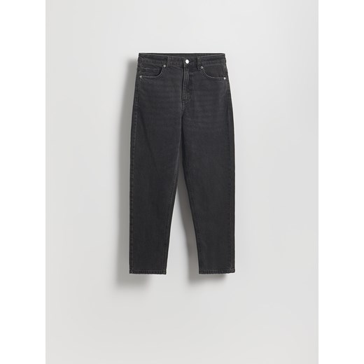 Reserved - Jeansy mom fit - szary Reserved 40 Reserved