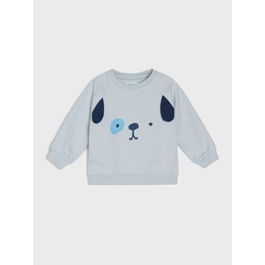 Sinsay - Bawełniany komplet: bluza i spodnie - wielobarwny Sinsay 92 (1 Sinsay
