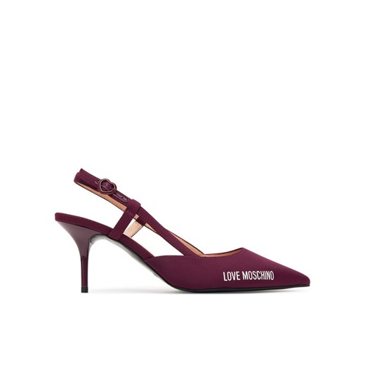 LOVE MOSCHINO Sandały JA10267G1NIMX55641 Bordowy ze sklepu MODIVO w kategorii Sandały damskie - zdjęcie 184890647