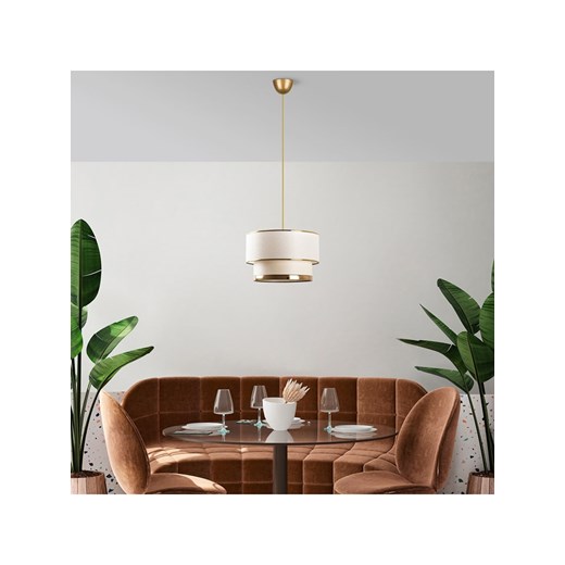 Opviq Lampa wisząca w kolorze kremowym - wys. 65 x Ø 30 cm ze sklepu Limango Polska w kategorii Oświetlenie - zdjęcie 184891419