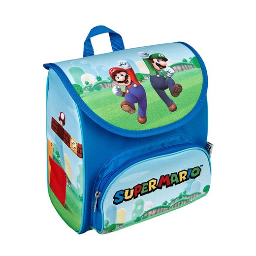 Super Mario Tornister &quot;Super Mario&quot; w kolorze niebieskim - 23 x 21 x 13 cm ze sklepu Limango Polska w kategorii Plecaki dla dzieci - zdjęcie 184891426
