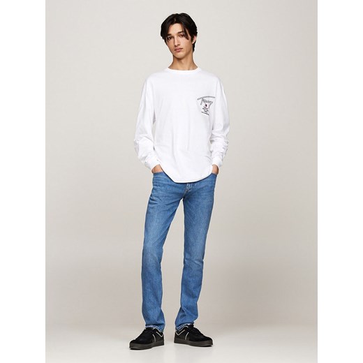 TOMMY JEANS Koszulka w kolorze białym ze sklepu Limango Polska w kategorii Koszule męskie - zdjęcie 184892278