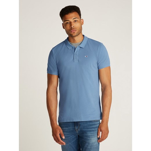 TOMMY JEANS Koszulka polo w kolorze błękitnym ze sklepu Limango Polska w kategorii T-shirty męskie - zdjęcie 184892288