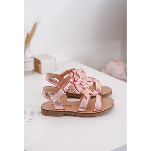 Rock &amp; Joy Sandały w kolorze jasnoróżowym Rock & Joy 24 wyprzedaż Limango Polska