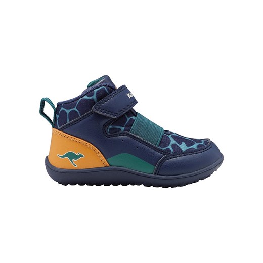 Kangaroos Buty &quot;K-BFI Peppy EV&quot; w kolorze granatowo-morsko-żółtym do chodzenia na boso ze sklepu Limango Polska w kategorii Buty trekkingowe dziecięce - zdjęcie 184892756