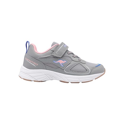 Kangaroos Sneakersy &quot;K-Ni Roug EV&quot; w kolorze szaro-jasnoróżowo-błękitnym ze sklepu Limango Polska w kategorii Buty sportowe dziecięce - zdjęcie 184892839