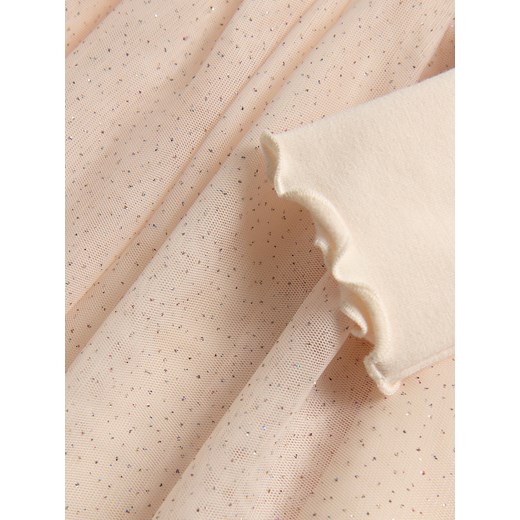 Reserved - Sukienka z tiulem - kremowy Reserved 104 (3-4 lata) Reserved