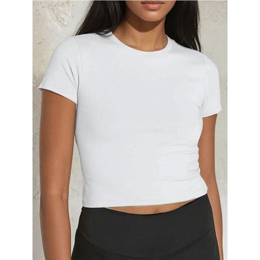 Sinsay - Crop top - biały ze sklepu Sinsay w kategorii Bluzki damskie - zdjęcie 184903937