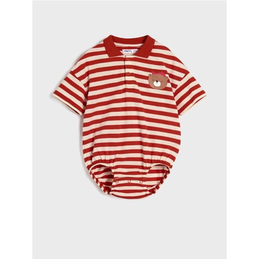 Sinsay - Body z kołnierzykiem - wielobarwny ze sklepu Sinsay w kategorii Body niemowlęce - zdjęcie 184903989