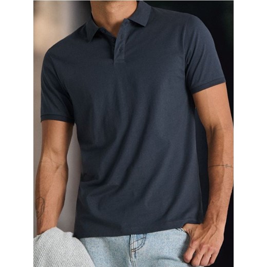 Sinsay - Koszulka polo - green spruce ze sklepu Sinsay w kategorii T-shirty męskie - zdjęcie 184904075
