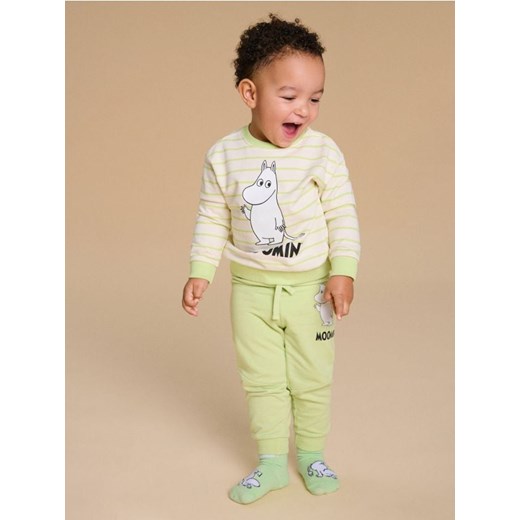 Sinsay - Bluza w paski The Moomins - kremowy ze sklepu Sinsay w kategorii Odzież dla niemowląt - zdjęcie 184904119
