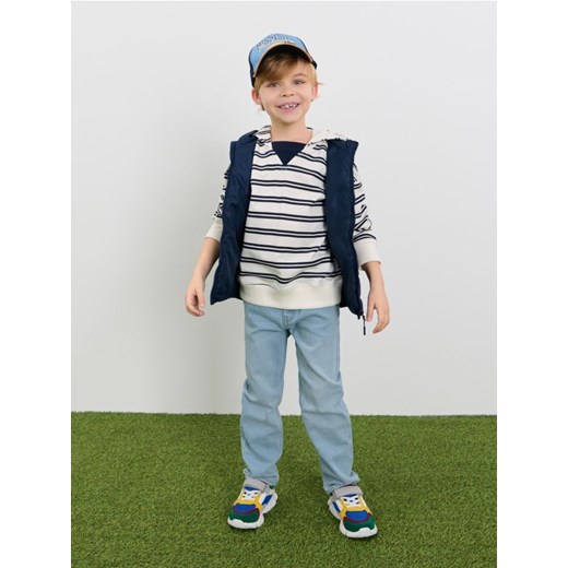 Sinsay - Bluza w paski - kremowy ze sklepu Sinsay w kategorii Bluzy chłopięce - zdjęcie 184904227