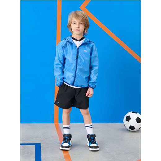 Sinsay - Sportowa kurtka z kapturem Active - błękitny Sinsay 140 (9-10 l) okazja Sinsay