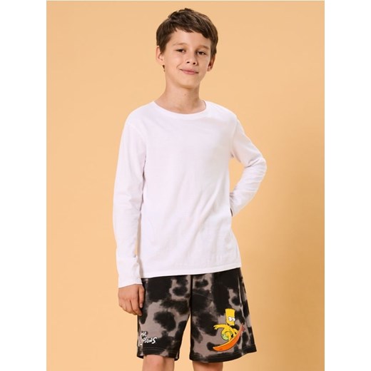 Sinsay - Szorty tie-dye The Simpsons - szary ze sklepu Sinsay w kategorii Spodenki chłopięce - zdjęcie 184904318