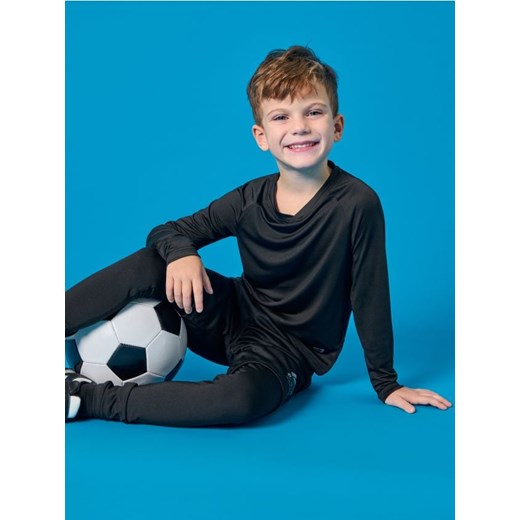 Sinsay - Koszulka z długimi rękawami ACTIVE - czarny ze sklepu Sinsay w kategorii T-shirty chłopięce - zdjęcie 184904328
