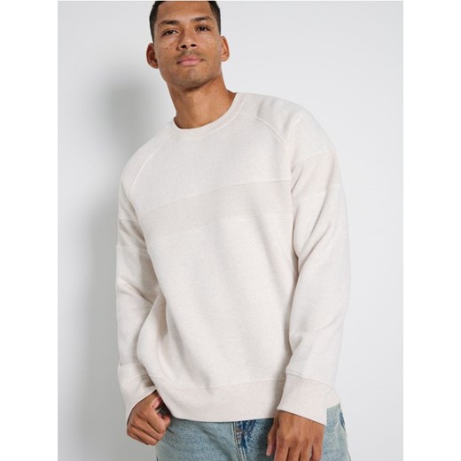 Sinsay - Bluza basic - kremowy ze sklepu Sinsay w kategorii Bluzy męskie - zdjęcie 184904485