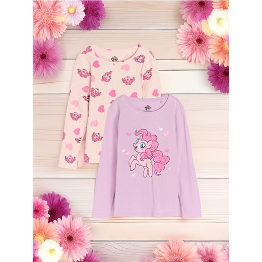Sinsay - Koszulki 2 pack My Little Pony - fioletowy ze sklepu Sinsay w kategorii Bluzki dziewczęce - zdjęcie 184904585