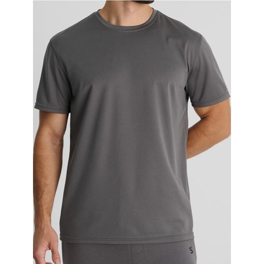 Sinsay - Koszulka SNSY PERFORMANCE - szary ze sklepu Sinsay w kategorii T-shirty męskie - zdjęcie 184905018