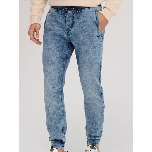 Sinsay - Jeansy jogger - niebieski ze sklepu Sinsay w kategorii Jeansy męskie - zdjęcie 184905335
