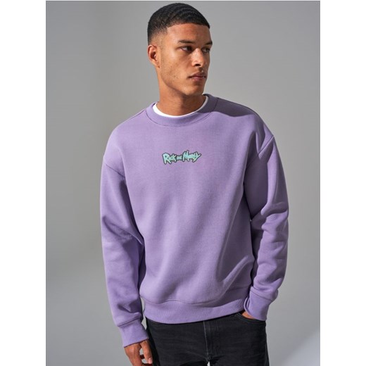 Sinsay - Bluza Rick and Morty - fioletowy ze sklepu Sinsay w kategorii Bluzy męskie - zdjęcie 184905398