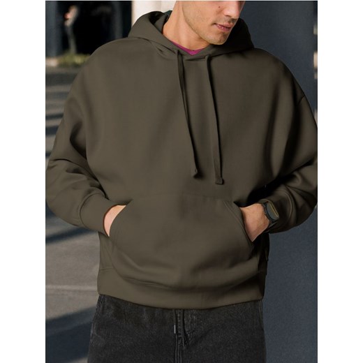 Sinsay - Bluza comfort - zielony ze sklepu Sinsay w kategorii Bluzy męskie - zdjęcie 184905415