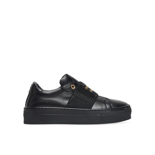 Elisabetta Franchi Sneakersy Low Cut Velcro F4A9-E0355-1251 S Czarny ze sklepu MODIVO w kategorii Buty sportowe dziecięce - zdjęcie 184906019