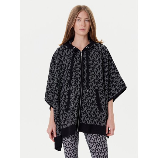 MICHAEL Michael Kors Ponczo MT561CCK87 Czarny Relaxed Fit ze sklepu MODIVO w kategorii Swetry damskie - zdjęcie 184906056