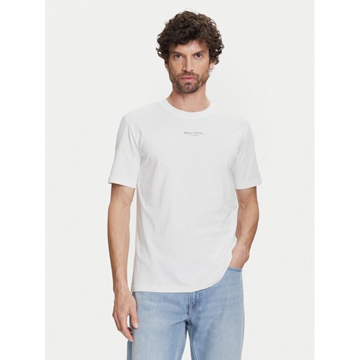 Marc O'Polo T-Shirt B21 2012 51382 Biały Regular Fit ze sklepu MODIVO w kategorii T-shirty męskie - zdjęcie 184906109