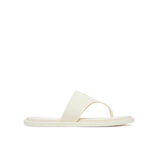 Calvin Klein Japonki Toepost Tpu Slide HW0HW02836 Écru ze sklepu MODIVO w kategorii Klapki damskie - zdjęcie 184906117