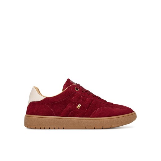 Elisabetta Franchi Sneakersy Low Cut Lace Up F4A9-E0340-0071 D Bordowy ze sklepu MODIVO w kategorii Buty sportowe dziecięce - zdjęcie 184906119