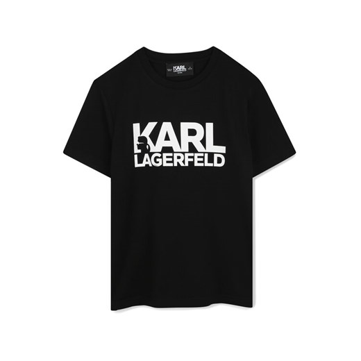Karl Lagerfeld Kids T-Shirt Z30435 D Czarny Regular Fit ze sklepu MODIVO w kategorii T-shirty chłopięce - zdjęcie 184906188