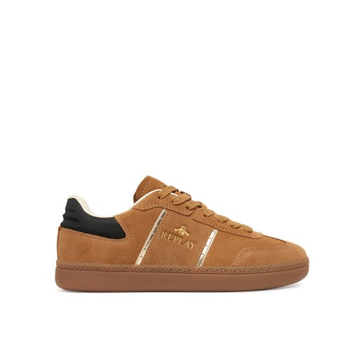 REPLAY Sneakersy GWSD8.000.C0005L Brązowy ze sklepu MODIVO w kategorii Buty sportowe damskie - zdjęcie 184906196
