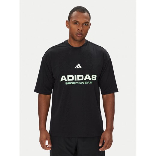 adidas T-Shirt Common Goal JM1752 Czarny Loose Fit ze sklepu MODIVO w kategorii T-shirty męskie - zdjęcie 184906226