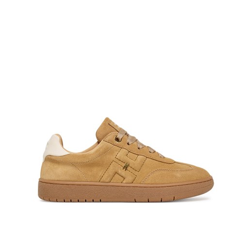 Elisabetta Franchi Sneakersy Low Cut Lace Up F4A9-E0340-0071 S Brązowy ze sklepu MODIVO w kategorii Buty sportowe dziecięce - zdjęcie 184906228