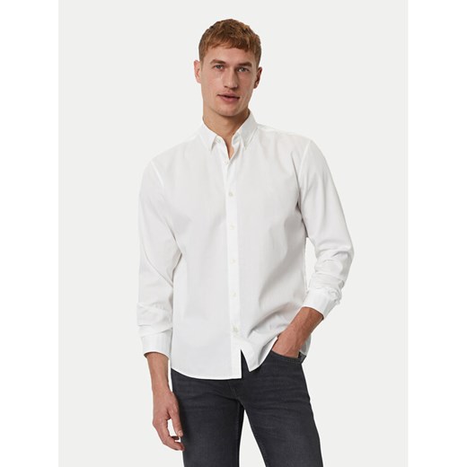 Marc O'Polo Koszula B21 7268 42342 Biały Regular Fit ze sklepu MODIVO w kategorii Koszule męskie - zdjęcie 184906235