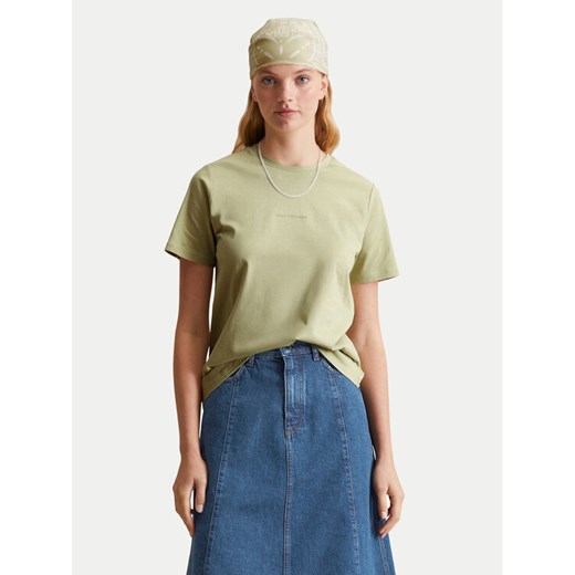Marc O'Polo Denim T-Shirt 500 0006 452 Zielony Regular Fit ze sklepu MODIVO w kategorii Bluzki damskie - zdjęcie 184906236