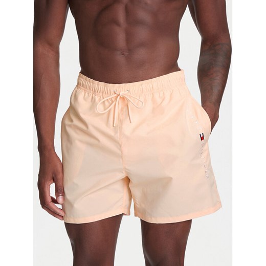 Tommy Hilfiger Szorty kąpielowe UM0UM03258 Pomarańczowy Regular Fit ze sklepu MODIVO w kategorii Kąpielówki - zdjęcie 184906238