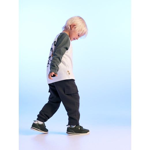 Reserved - Bawełniane joggery - ciemnoszary Reserved 80 (9-12 m.) Reserved