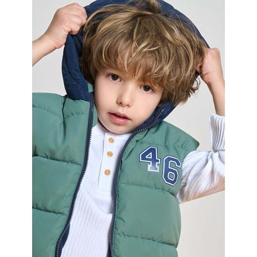 Sinsay - Kamizelka puffer - green spruce Sinsay 98 (2-3 l) Sinsay