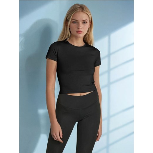 Sinsay - Crop top - czarny ze sklepu Sinsay w kategorii Bluzki damskie - zdjęcie 184915006