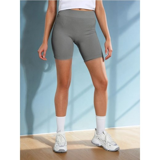 Sinsay - Szorty kolarki - szary Sinsay XXL okazja Sinsay
