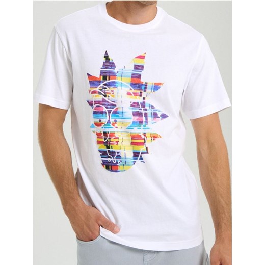 Sinsay - Koszulka z nadrukiem Rick and Morty - biały ze sklepu Sinsay w kategorii T-shirty męskie - zdjęcie 184915439