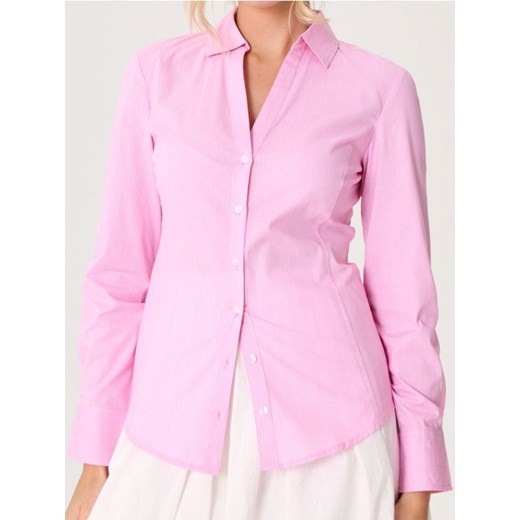 Sinsay - Koszula slim fit w paski - różowy ze sklepu Sinsay w kategorii Koszule damskie - zdjęcie 184915455