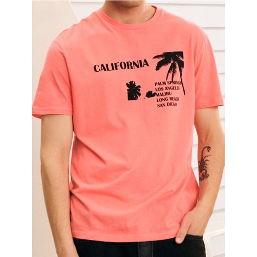 Sinsay - Koszulka - pomarańczowy ze sklepu Sinsay w kategorii T-shirty męskie - zdjęcie 184915975