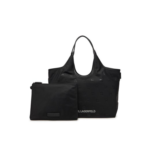 Torebka KARL LAGERFELD A3W30116 Czarny ze sklepu eobuwie.pl w kategorii Torby Shopper bag - zdjęcie 184916476