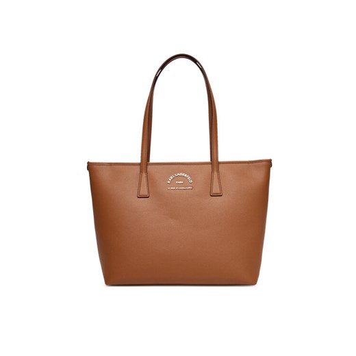 Torebka KARL LAGERFELD A3W30314 Brązowy ze sklepu eobuwie.pl w kategorii Torby Shopper bag - zdjęcie 184916505
