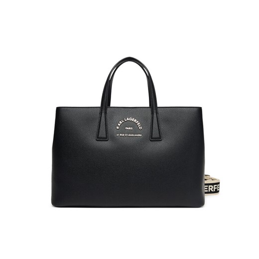 Torebka KARL LAGERFELD A3W30315 Czarny ze sklepu eobuwie.pl w kategorii Torby Shopper bag - zdjęcie 184916525