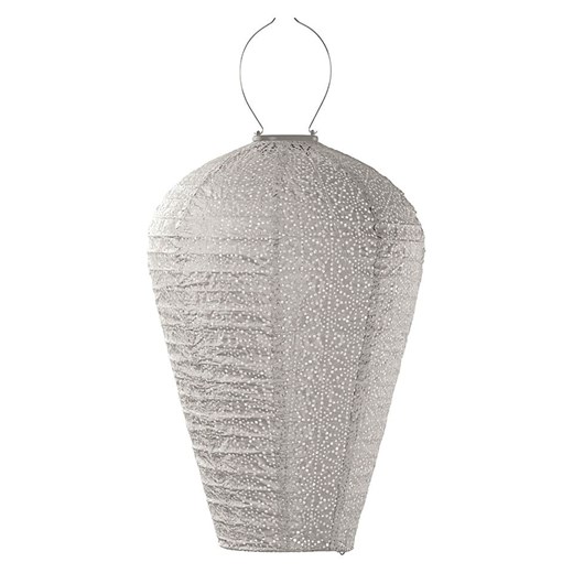 Lumiz Lampion solarny LED w kolorze szarobrązowym - wys. 50 x Ø 35 cm ze sklepu Limango Polska w kategorii Oświetlenie - zdjęcie 184917749