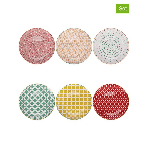 Villa d´Este Talerze (6 szt.) &quot;Confusion&quot; ze wzorem na owoce - Ø 19 cm ze sklepu Limango Polska w kategorii Naczynia - zdjęcie 184917948