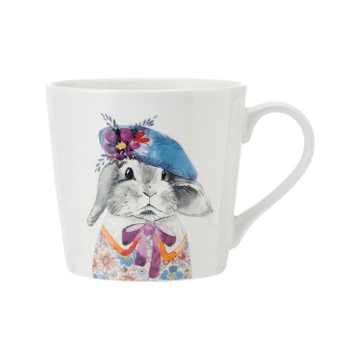 Mikasa Kubek &quot;Rabbit&quot; w kolorze biało-szaro-niebieskim - 380 ml ze sklepu Limango Polska w kategorii Naczynia - zdjęcie 184918465